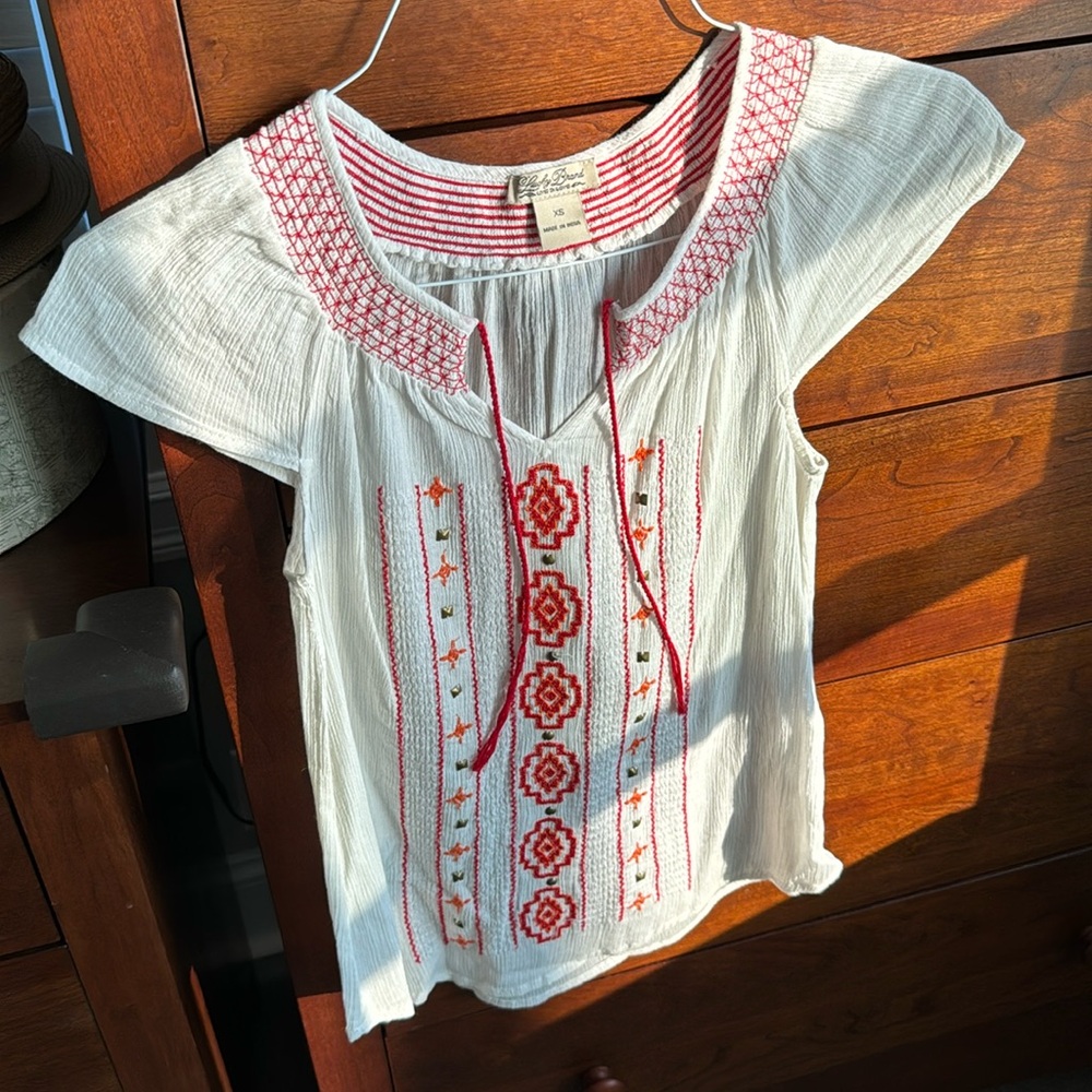 Lucky Brand gauze top